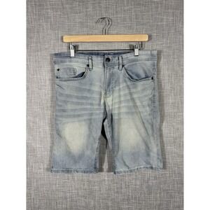 Buffalo David Bitton‎ Evan X Blue Shorts Light Wash Mens Size 32